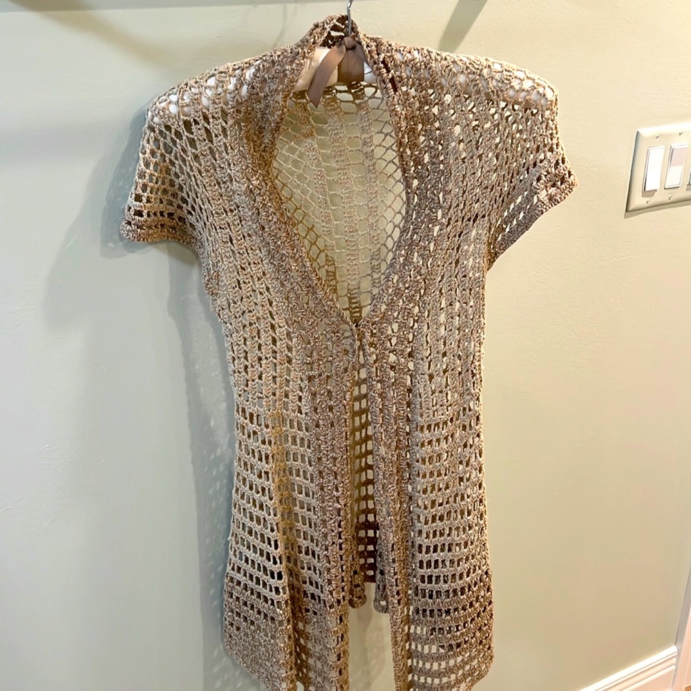 Beautiful Crochet Vest or Coverup